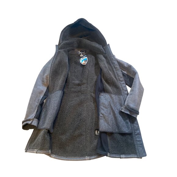 NWT KUHL Women's XS Dani Sherpa Trench Jacket MSRP$349 Black New - Picture 9 of 17